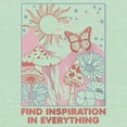 thumbnail image 2 of Girl's Lost Gods Find Inspiration in Everything  Graphic Tee Mint X Small, 2 of 4