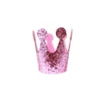 thumbnail image 2 of Dog Birthday Hat Cat Birthday Hat 3.5 Inch Pink Glittery Pet Hat Pet Crown Hat for Small Pets Celebration Accessory for Dog Birthday Party Pet Photo Prop, 1 Pack, 2 of 4