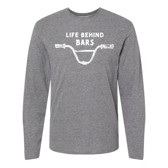 Inktastic Life Behind Bars BMX Long Sleeve T-Shirt