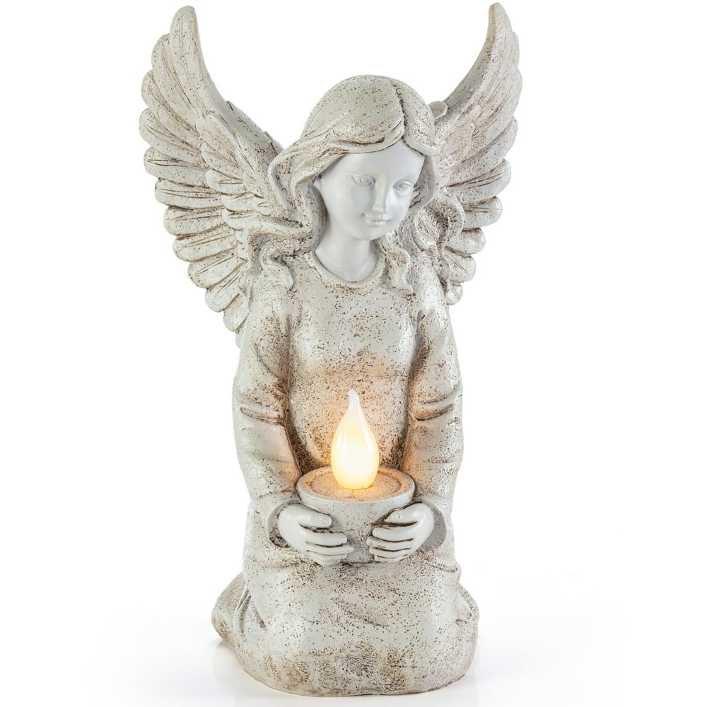 VP Home Heavenly Angel Solar Powered LED Outdoor Decor Garden Light