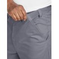 thumbnail image 3 of Oak Hill by DXL Men's Big and Tall Straight-Fit Waist-Relaxer Stretch Twill Pants, Slate, 46W X 32L, 3 of 5