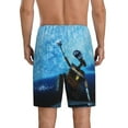 thumbnail image 3 of Wall-E Pajama Shorts for Men, Summer Graphic Lounge Pajama Bottoms Soft Sleep Pjs Pants with Drawstring & Pockets, 3 of 8
