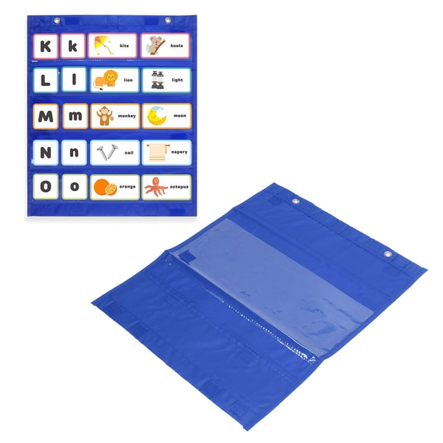 Small Pocket Chart, Teaching Home School Supplies for Daily Schedule Class Demonstrations Office Home Activities