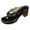 Black, variant on Sandals for Women Fashion Square Toe Design Open Toe Block Heels Breathable Casual Shoes for Statement Looks and Daily Wear,Black,6
