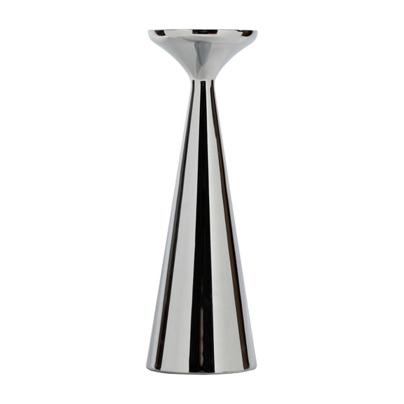 Better Homes & Gardens Metal Truitt Candle Holder with Chrome Finish, Large