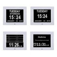 thumbnail image 3 of TMC [Newest Version] Digital Calendar Day Clock -Extra Large Impaired Vision Memory LossÂ&nbsp;Clock with 12 Alarm Options for Seniors, Elderly, Dementia, Alzheimer (8-inch,White), 3 of 3