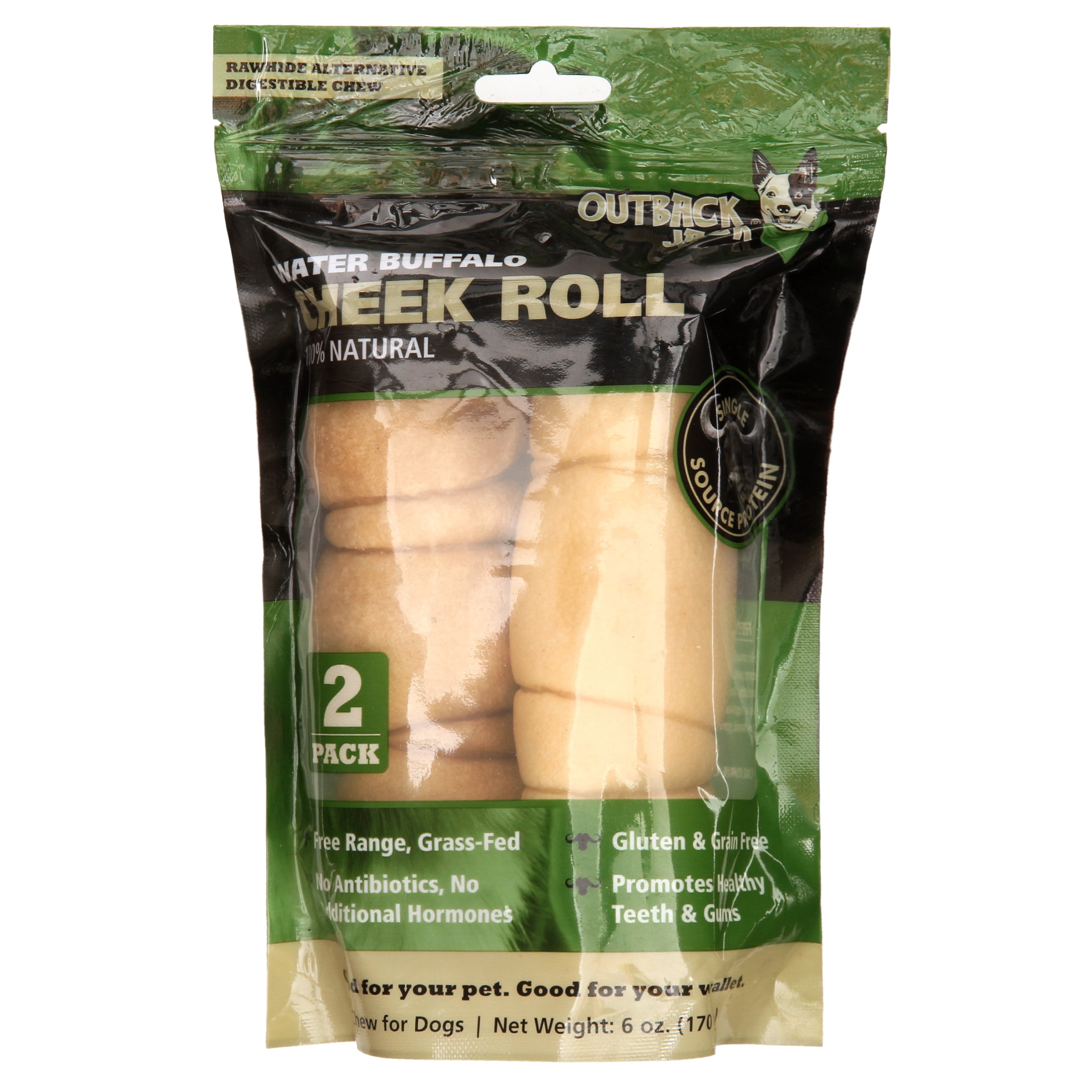 Outback Jack Buffalo Flavor Dog Chews 2 pk. Walmart