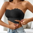 thumbnail image 2 of Push Up Strapless Bras for Women Supportive Bandeau Bra Non Slip Wireless No Underwire Padded Tube Bra, 2 of 9