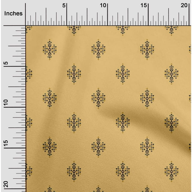 oneOone Viscose Jersey Fabric Geometric Ikat Print Fabric By Yard 60 Inch Wide