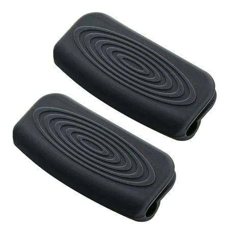 

1 Pair Pot Handle Grips Flexible Non-Slip Heat-Resistant Reusable Buckle Design Anti-scalding Silicone Pot Glove Pan Handle Cover Grips Kitchen Tools for Home