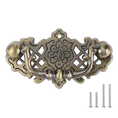 Dresser Drawer Pull Old Man Wind Polished Brass Old Style Home