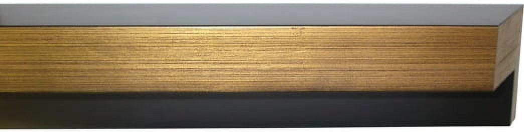 18x24 Canvas Frame Gold Solid Wood Floater Frame Width 2.5 Inches | Interior Frame Depth 1 1/4