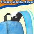 thumbnail image 5 of 17 Inch Lightweight Backpack,PVC Waterproof Oxford Fabric, Ergonomically Designed, with Large Capacity, Frozen Aesthetic Pattern, 5 of 5