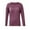 Purple, variant on Aloohaidyvio Basic Sweaters for Women Long Sleeve Crew Neck Lightweight Casual Tunic Pullover Sweater Black L