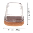 thumbnail image 2 of BALAHAPY 8Ud Cubiertas Protectores De Patas Para Sillas Transparente Resistentes Y Prácticas, 2 of 6