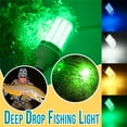 thumbnail image 4 of Mikilon fishing gear, fishing lures fishing baits, Drop Fishing Light,12V LED Bait Fishing Light Fish Finder LED Lamp LED Submersible Underwater, Blue, 4 of 9