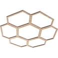 thumbnail image 2 of Ekena Millwork 22"OD x 9 3/8"ID x 1/4"T Florin Wood Fretwork Pierced Ceiling Medallion, Alder, 2 of 3