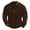 Brown, variant on Men's Long Sleeve Tops Cable Knit Quarter Zip Mock Neck Pullover Sweater Fall Winter Elbow Patches Casual Comfy Knit Tops Brown,M