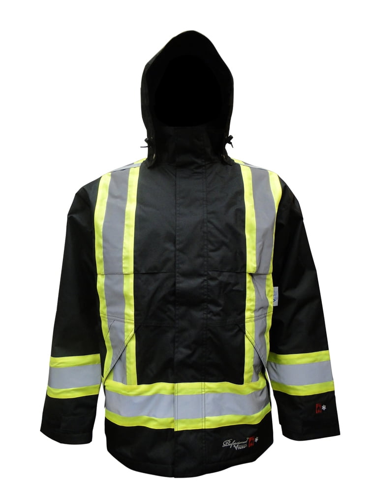 Men's Professional Insulated Journeyman 300D Trilobal Rip-stop FR Rain Jacket