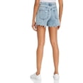 thumbnail image 2 of [BLANKNYC] Womens Denim Midi Cutoff Shorts, 2 of 2