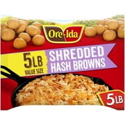 Ore-Ida Shredded Hash Browns Frozen Potatoes Value Size, 5 lb Bag