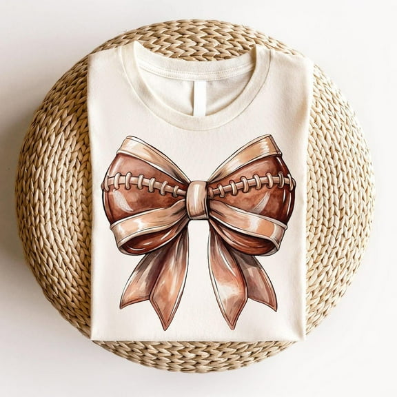 Simple Fit Cute Football Mama Shirt, Gift For Football Mom, Football Lover Tee With Bows, Football Season Mom Gift, Team Player Jersey, Fall Football All Size S-5Xl