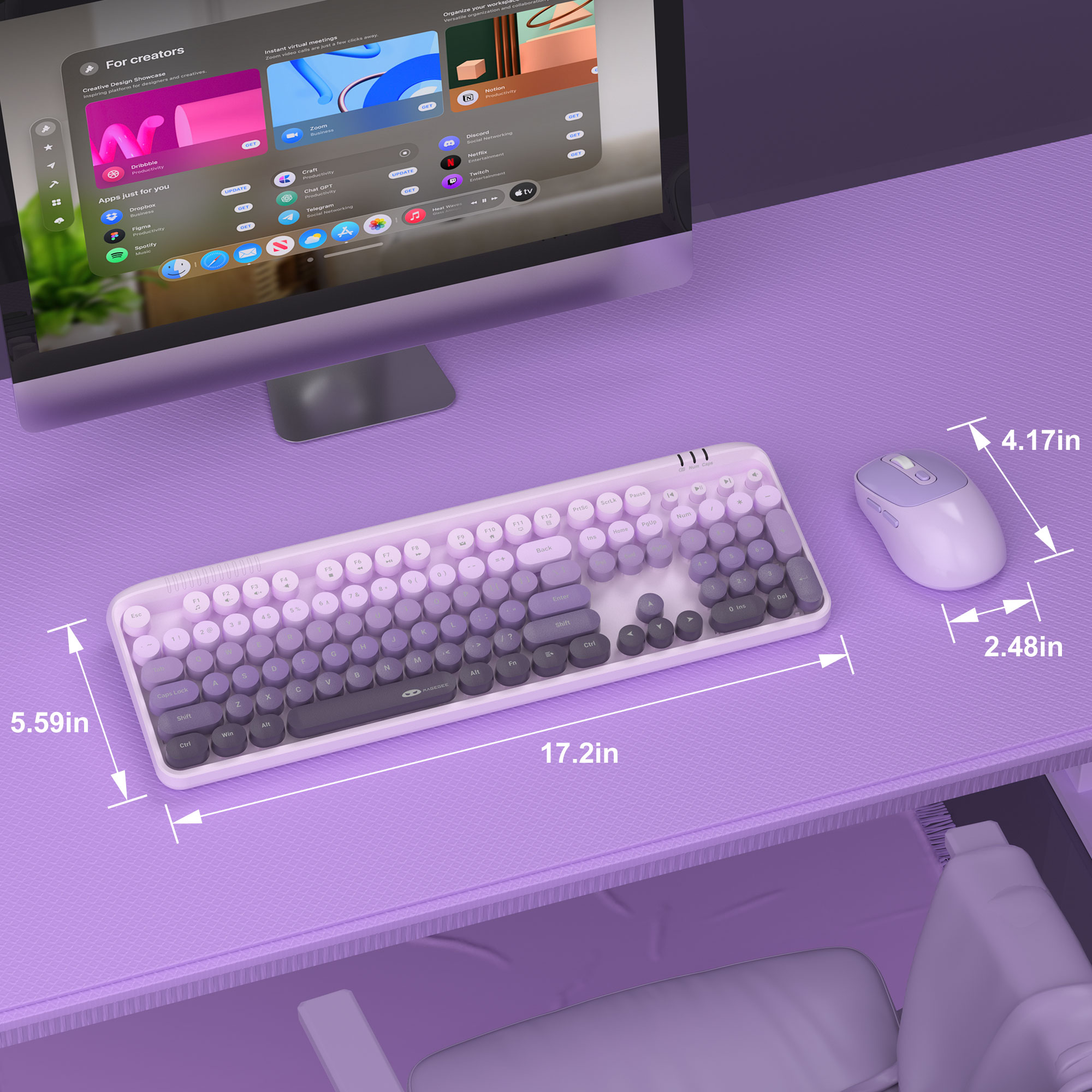 MageGee V920 Wireless Keyboard and Mouse Combo photo 6