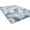 thumbnail image 4 of Handcraft Rugs-Swirls Rugs/Luxury Livingroom Modern Soft/Smooth-Blue/Silver/Gray/White, 4 of 9