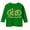 Green, variant on St Patricks Day Shirt Girls Long Sleeve Graphic Print Casual Top Soft Comfortable St Patricks Day Shirt for Holiday Celebration,Light Blue,8-9 Years
