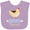 Lavender, variant on Inktastic Chicken Farmer Boys or Girls Baby Bib