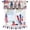 Independence Day, variant on 4th of July Valances Curtain American Flag Patriotic Star Curtain for Kitchen Windows Freedom Fireworks Window Curtain for Independence Day, Memorial Day and Veterans Day 54x18 Inch