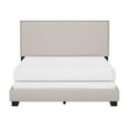 thumbnail image 2 of Willow Nailhead Trim Upholstered Full Bed, Fog, 2 of 16