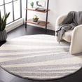thumbnail image 2 of SAFAVIEH Norway Duncan Modern Area Rug, Grey/Ivory, 6'7" x 6'7" Round, 2 of 8
