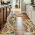 thumbnail image 5 of Aonewoe Boho 3 Piece Kitchen Rug Set Washable Non Slip Kitchen Mats for Floor Decorative Bohemian Kitchen Rugs and Runners Floor Mat for Hallway Laundry Room Sink, 5 of 8