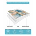 thumbnail image 4 of Full Size Quilt Bedding Set, Beach Coastal Beige Reversible Summer Quilt 3 Pieces, Nautical Shell Starfish Coral Summer Lightweight Bedspreads Coverlets with 2 Pillow Shams for All Seasons, 4 of 5