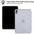 thumbnail image 2 of Dteck Clear Case for iPad 10th Generation 10.9 inch 2022, Slim Light Weight TPU Protective Clear iPad Case with Raised Edge Transparent Back for iPad 10th Gen, Clear, 2 of 6