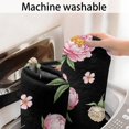 thumbnail image 5 of Pioneer Flower Floral Print Pattern Bathroom Rugs Mat, Non Slip Microfiber Bathroom Rug with Rubber Backing, Soft Mats for Bathroom Floor Tub Shower, 20"x32", 5 of 5
