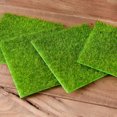 thumbnail image 3 of LEORX 2Pack Low-Maintenance Artificial Grass for Garden Lawn Decoration 15x15cm, 3 of 8
