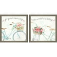 thumbnail image 1 of Great Art Now Boho Ride no Eiffel Tower by Dina June, 2 Piece Framed Art Set Each 13"W x 13"H, 1 of 3
