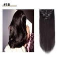 thumbnail image 2 of MY-LADY Clip in 100% Remy Human Hair Extensions 8Pcs Full Head Weft Highligh Hairpiece Balayage Blonde Long Straight, 2 of 10