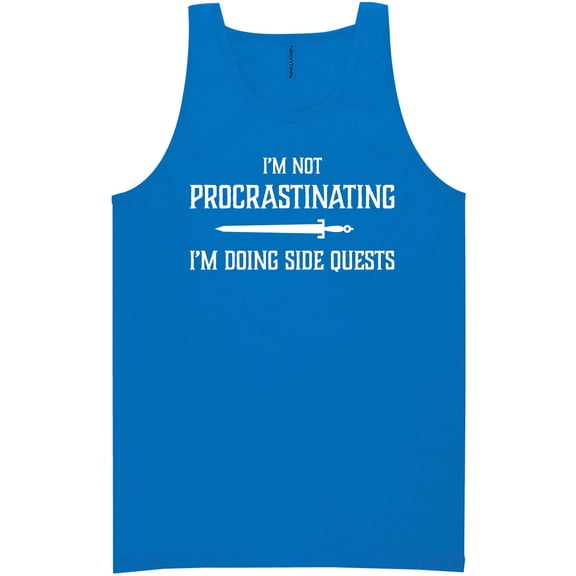I'm Not Procrastinating Neon Tank Top