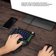 thumbnail image 4 of Clavier de Jeu, Design Ergonomique Clavier à une Main Interrupteur Bleu pour PC pour PC Gamer, 4 of 8