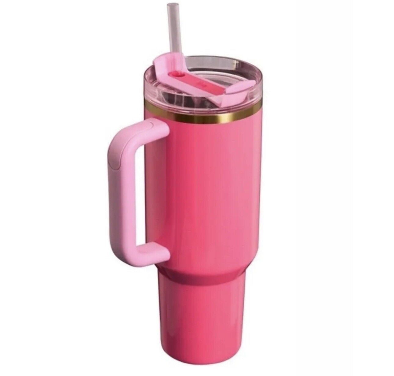 Authentic Stanley Quencher H2.0 FlowState Tumbler 14oz (Pink Dusk)