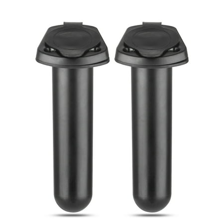 - TSV 2 Packs Plastic Flush Mount Fishing Boat Rod Holder and Cap Cover for Kayak Pole