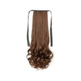 thumbnail image 1 of Peluca de cola de caballo Minnieouse Chocolate 48 cm largo Fibra de alta temperatura, 1 of 6