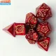 thumbnail image 3 of 7 unids/set de dados con números de patrón de dragón para DND, Rpg, Trpg, COC, Cthulhu, juego de mesa para correr, juego de dados Dnd, dados poliédricos, 3 of 4