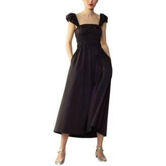 embellished halter neck ruffle maxi dress in black Frances Halterneck Maxi Dress