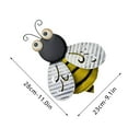 thumbnail image 2 of Kayannuo Outdoor Decor Metal Bee Wall Decoration Outdoor Garden Fence Art, Hanging Decoration Of Living Room And Bedroom Graduation Gifts for Her (C), 2 of 6