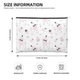 thumbnail image 4 of Fotbe Cute Poodle Dog Reusable Cosmetic Bag Makeup Bag for Women Large Travel Cosmetic Pouch Girls' Make Up Organizer, 4 of 8