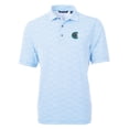 thumbnail image 2 of Men's Cutter & Buck Powder Blue Charlotte Knights Virtue Eco Pique Botanical Print Recycled Polo, 2 of 3
